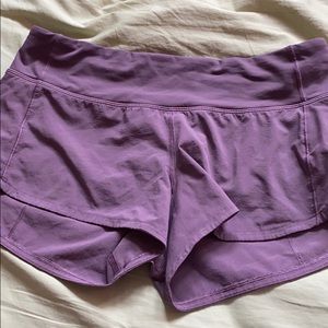 Lulu lemon speed up shorts only worn once